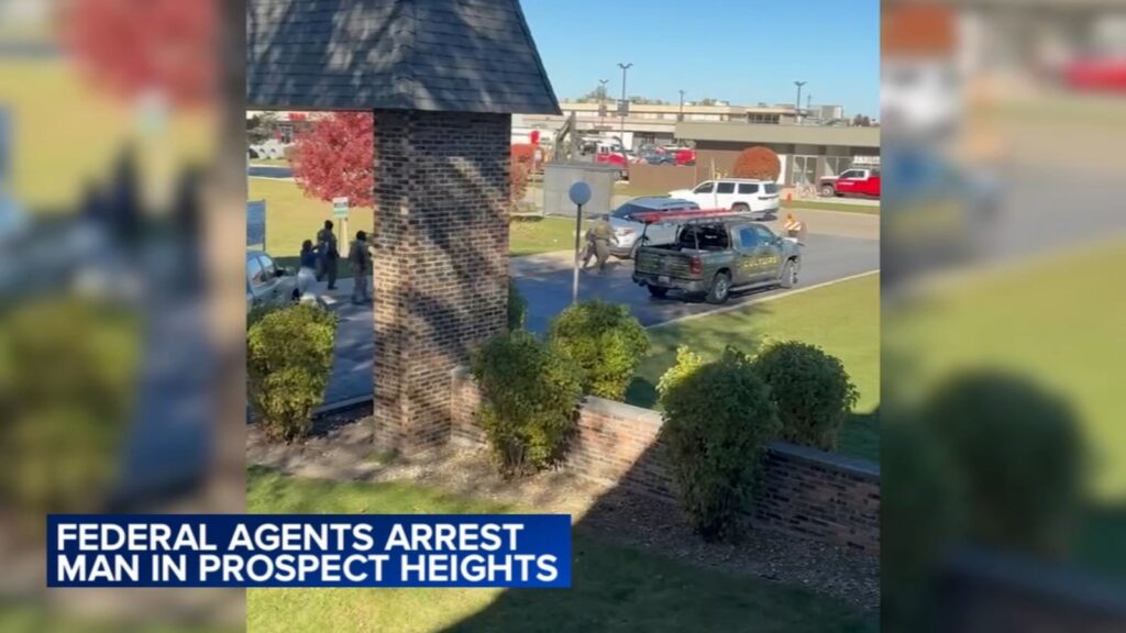 ICE Chicago news: Federal immigration agents detain man at Prospect Heights, Illinois apartment complex, video shows
