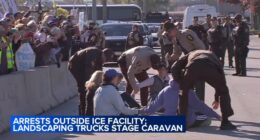 ICE Chicago news: Sheriff's deputies remove group of 'suburban moms' at Broadview protest today against immigration enforcement