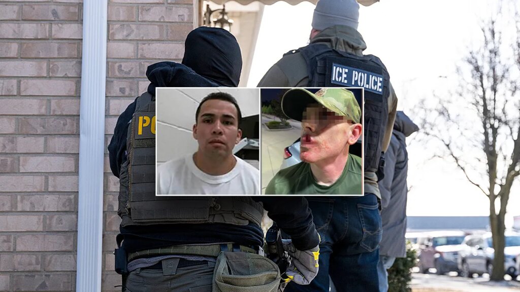 ICE officer seriously injured after illegal immigrant assault, using metal coffee cup