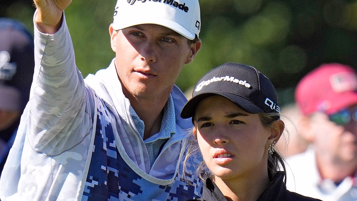 Inside Kai Trump's crazy pro golf debut: Anna Kournikova's brother as caddie and mom Vanessa by her side