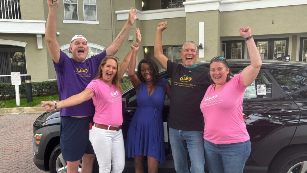 'It's life-changing': Single mother battling cancer gets new car from Lone Warrior Foundation