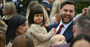 JD Vance & Wife Usha Looked In Different Worlds At The White House Turkey Pardon