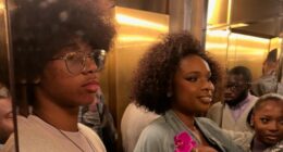 JENNIFER HUDSON SHARES SWEET STUDIO MOMENT WITH SON DAVID OTUNGA JR.