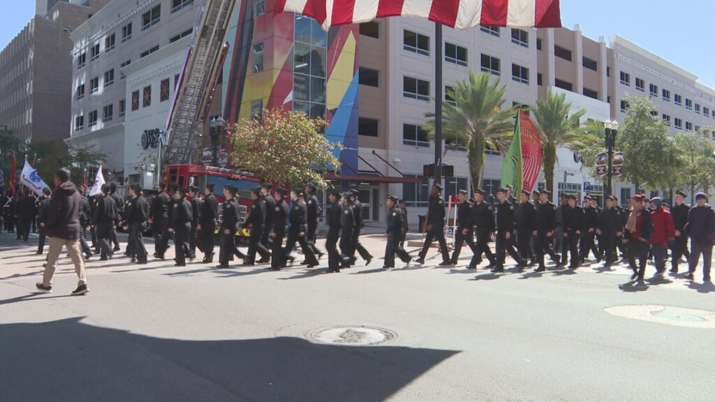 Jacksonville honors those who served with spectacular Veterans Day parade