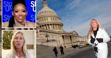 Jasmine Crockett roasts Marjorie Taylor Greene for quitting: 'You can't take the heat'