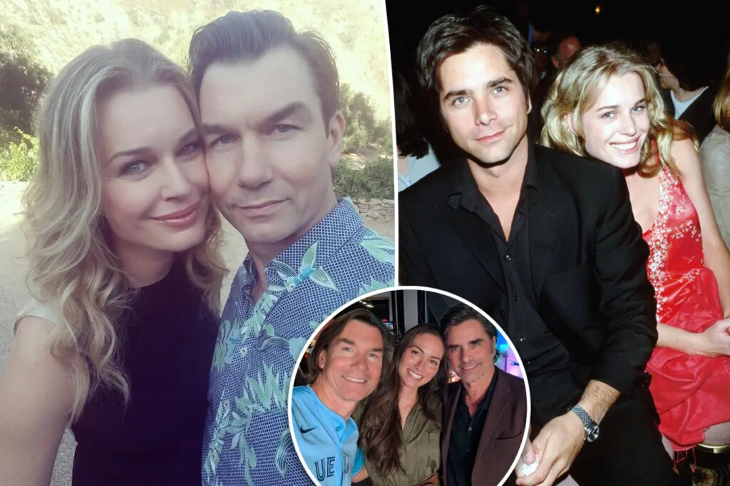 Jerry O’Connell and John Stamos finally bury the hatchet in years-long feud over Rebecca Romijn