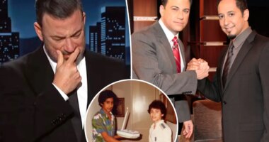 Jimmy Kimmel breaks down in tears honoring late best friend and bandleader Cleto Escobedo