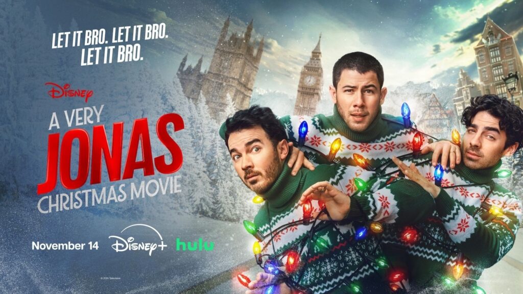Jonas Brothers drop "A Very Jonas Christmas Movie" soundtrack and new single "Coming Home This Christmas"