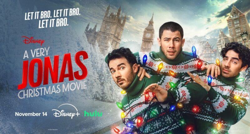 Jonas Brothers drop "A Very Jonas Christmas Movie" soundtrack and new single "Coming Home This Christmas"