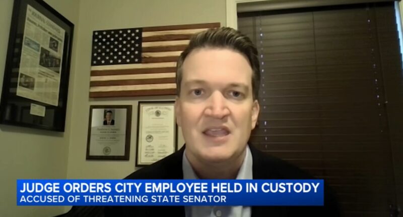 Joseph Haggerty of Chicago accused of threatening IL Sen. Andrew Chesney, ordered held in Stephenson County, pleads not guilty