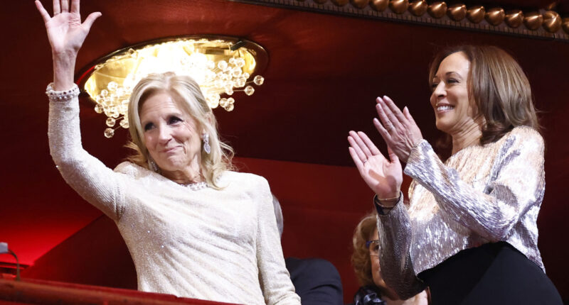 Kamala Harris & Jill Biden's Awkward Funeral Reunion Hints Their Icy Feud Hasn't Thawed