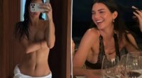 Kendall Jenner ditches clothes on the beach in 30th birthday photos