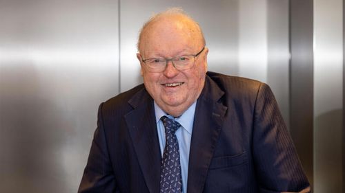 Graham Richardson arriving  at Hotel Realm for the Labor Fundraiser.