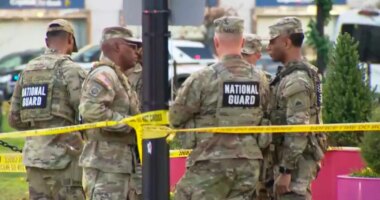 Law enforcement responding after 2 National Guard members shot near White House