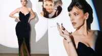 Lily Allen channels Audrey Hepburn (cigarette and all) in her runway debut for 16Arlington