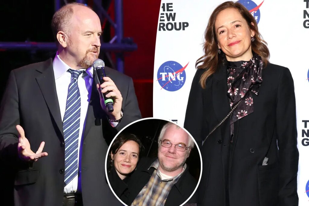 Louis C.K. spotted kissing Philip Seymour Hoffman’s ex