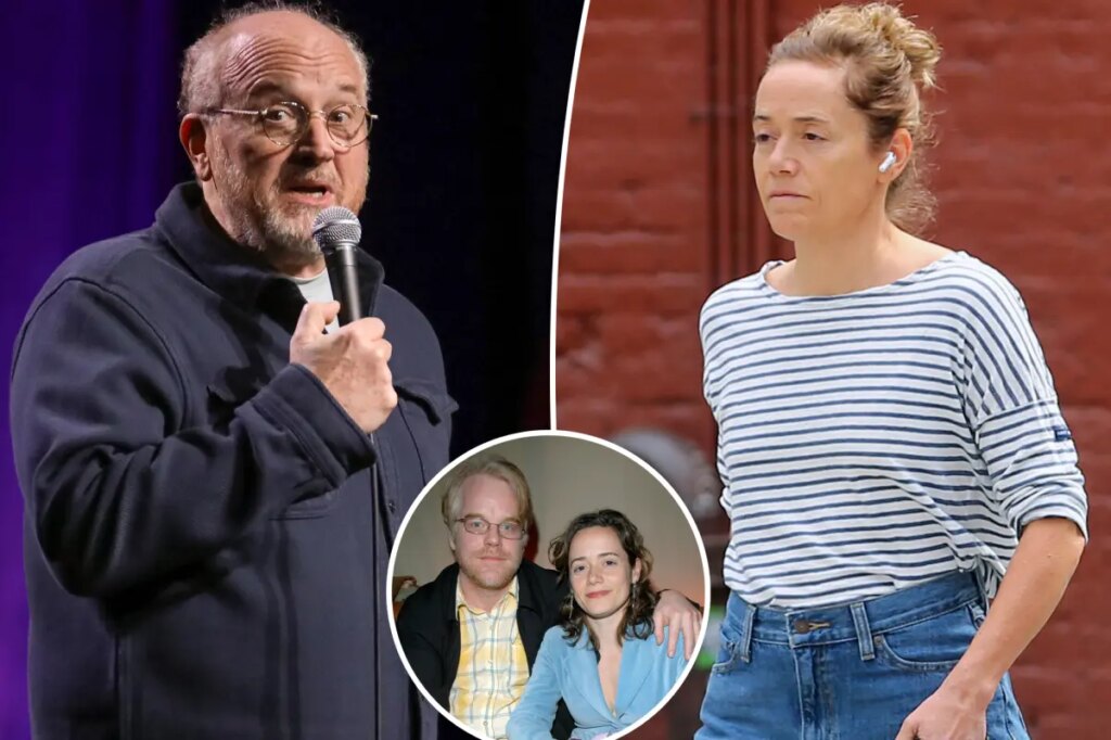 Louis C.K. spotted kissing Philip Seymour Hoffman’s ex 11 years after Hollywood star’s death