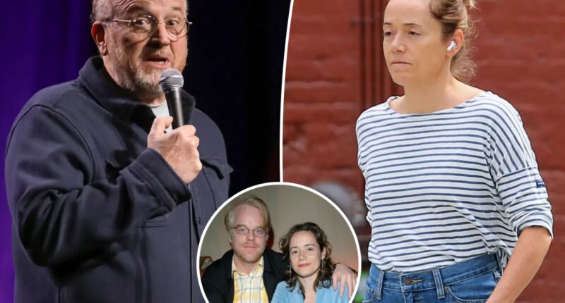 Louis C.K. spotted kissing Philip Seymour Hoffman’s ex 11 years after Hollywood star’s death