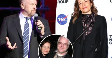 Louis C.K. spotted kissing Philip Seymour Hoffman’s ex