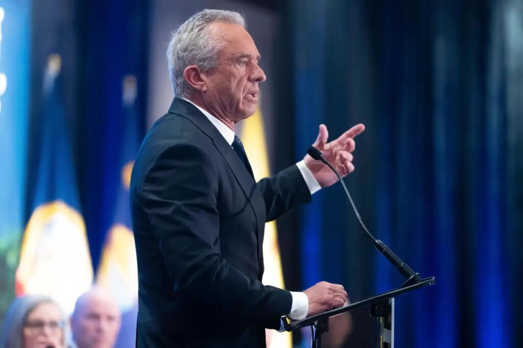 U.S. Secretary of Health and Human Services Robert F. Kennedy Jr. speaks during the Western Governors