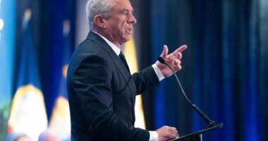 U.S. Secretary of Health and Human Services Robert F. Kennedy Jr. speaks during the Western Governors