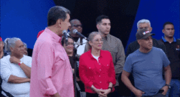 Maduro sings John Lennon's 'Imagine' at rally as US warships patrol Venezuelan waters