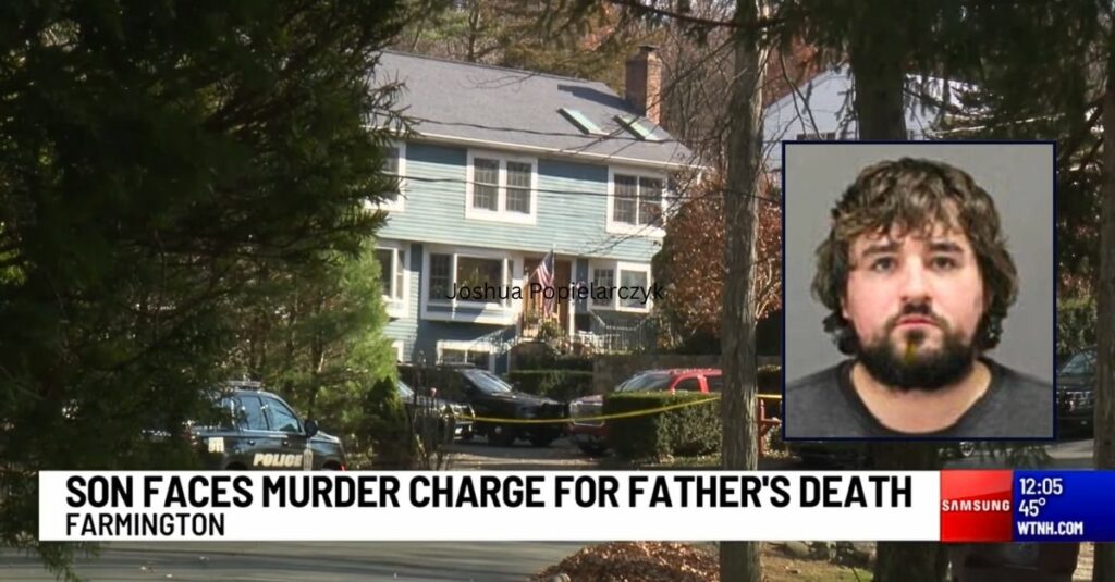 Man accused of killing dad has dark past, strangled woman
