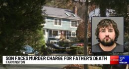 Man accused of killing dad has dark past, strangled woman