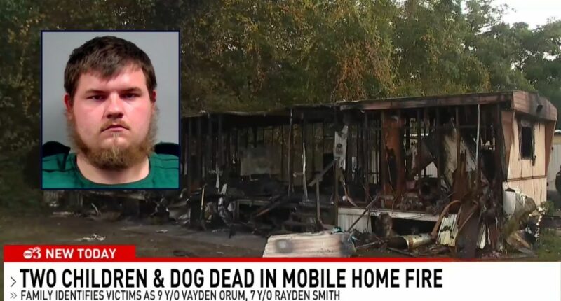 Man kills kids inside mobile home then sets it ablaze: Cops