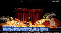 Manual Cinema's Christmas Carol returns to Chicago's historic Studebaker Theater December 12-28