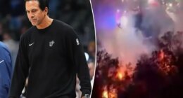 Massive fire breaks out at home of Heat coach Erik Spoelstra