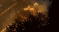gif of fireball explosion