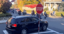 Street takeover on bikes