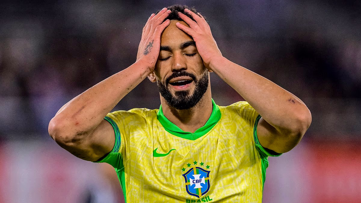 Matheus Cunha opens up on 'very painful' Brazil experience as Man United star hopes maturity helps him to achieve World Cup dream