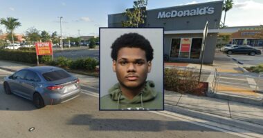 McDonald's worker allegedly pulls gun on waiting family