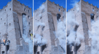 Medieval tower in Rome collapses during renovations, injuring worker