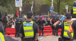 Police are hoping to avoid violent scenes witnessed at a similar protest and counter-protest on October 19.