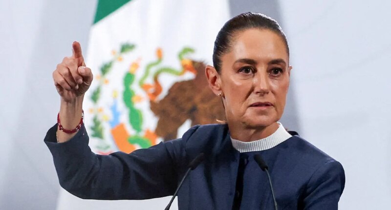 Mexican President Sheinbaum to press charges after man gropes her on walk