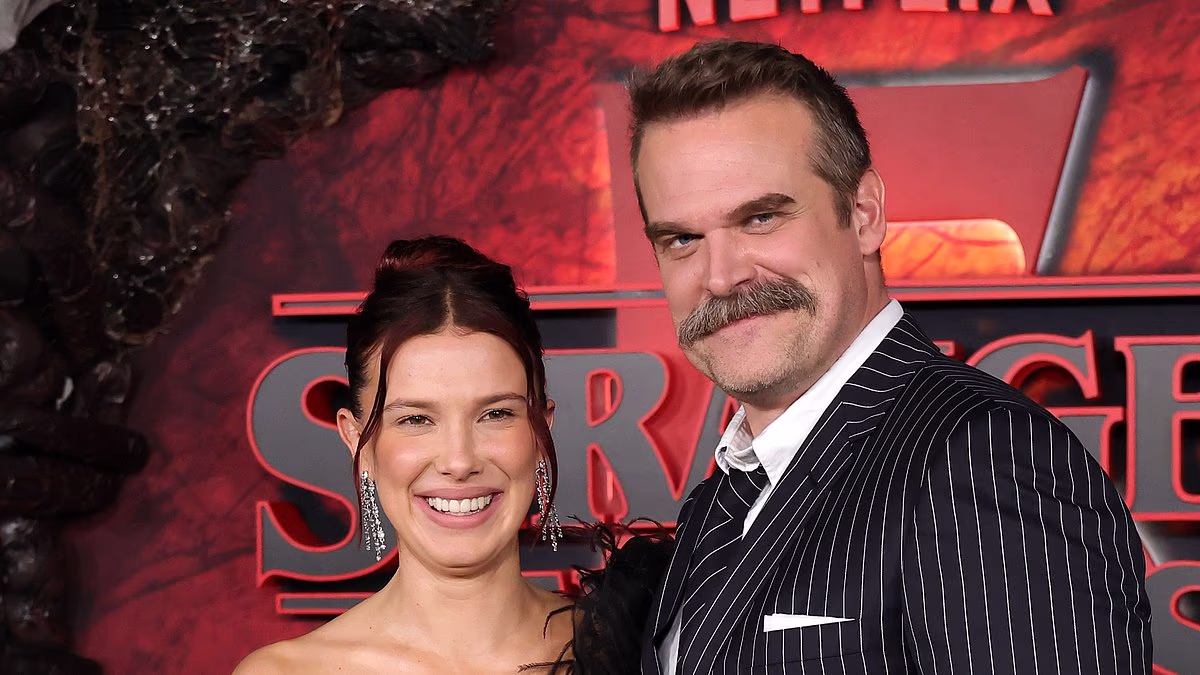 Millie Bobby Brown and David Harbour's shock Stranger Things reunion