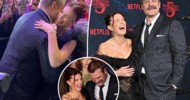 Millie Bobby Brown praises David Harbour at ‘Stranger Things’ premiere — as body language expert cries ‘overkill’