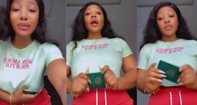 “My passport is expiring soon, someone take me out of Nigeria” – Lady cries out