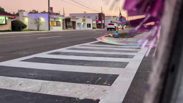 Nearly 100 days after rainbow crosswalk removal, tensions rise following protestor arrests