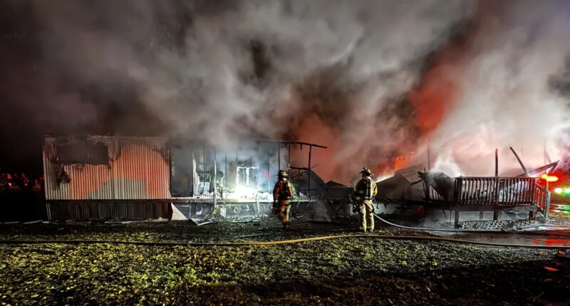 Normal fire department saves teen from Sunday fire