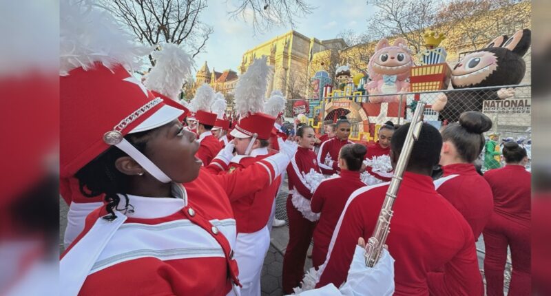 Oakleaf High School flutist marches in Macy's Thanksgiving Day Parade