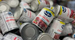 Ocean Spray investigating viral videos claiming cranberry sauce cans were full of water