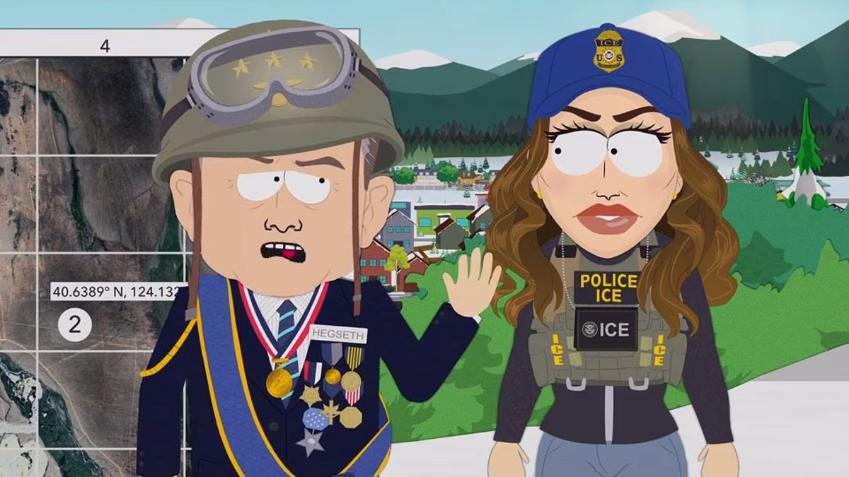 Pete Hegseth skewered in South Park debut as 'teenage girl' secretary of war fights with 'ICE Barbie' Kristi Noem for social media likes