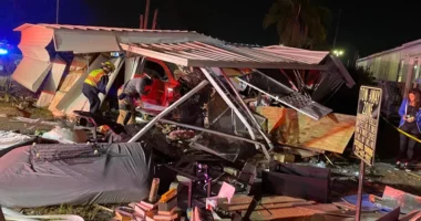 Pinellas Park couple survives truck crashing into home
