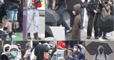 Victoria Police persons of interest Melbourne protest October 2025.