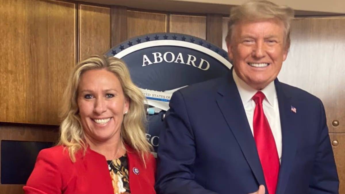 President Trump's brutal reaction to MTG quitting