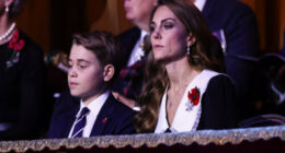 Prince George attends Festval of Remembrance